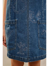 Blue B Denim Jumper Dress 91783D