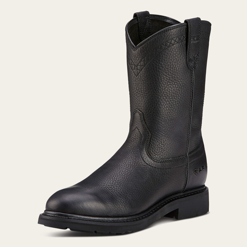 Ariat Mens Blk Work Roper