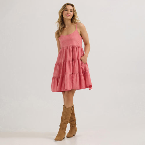 Wrangler Retro Dress Red