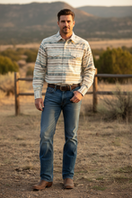 Wrangler Retro® Premium Long Sleeve Snap Shirt - Modern Fit - Brown