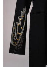 Blue B Embroided Blazer 23503J