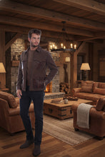 SCULLY MENS JACKET LEATHER and CANVAS 2006 259