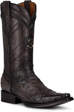 Cuadra Mens Grey Ostrich CU603