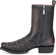 Cuadra Mens Choc Blk Laser Zip CU940