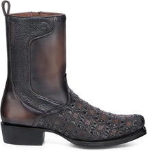 Cuadra Mens Choc Blk Laser Zip CU940