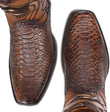 Cuadra Mens Brn Python Sq