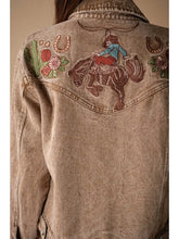 Blue B 25130J Western Embroidered Denim Jacket