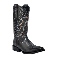 Cuadra Ladies Black Laser Sq Toe CU991
