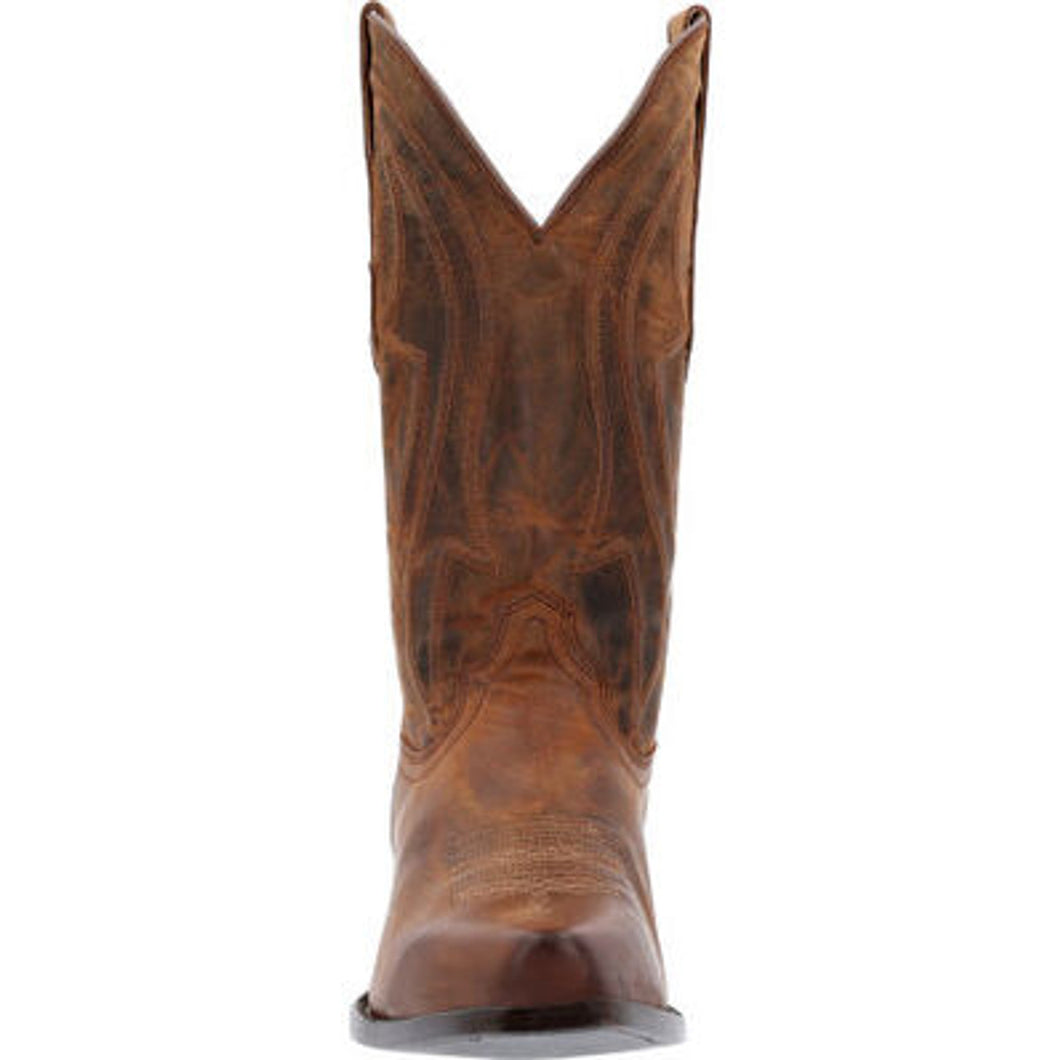 Durango Mens Narrow Square Distressed leather