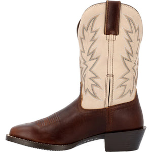 Durango Mens Brown Bone Square toe