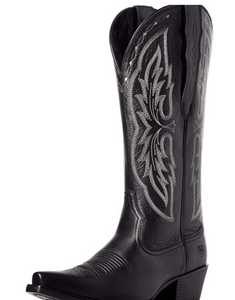 Ariat Ladies Black Wide Calf X Toe