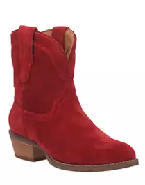 Dingo Ladies Red Suede Shorty