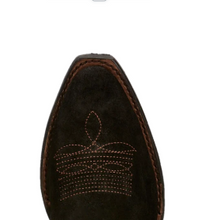 Justin Ladies Tall Blk Suede