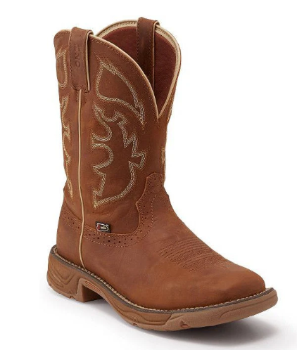 Justin Mens Tan Square Waterproof