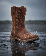 Justin Mens Tan Square Waterproof