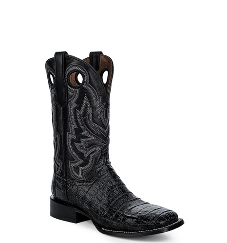 Circle G Mens Gray Caiman Square