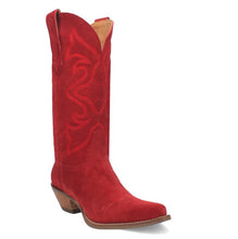 Dingo Ladies Red Suede Snip