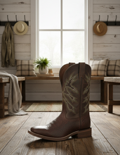 Nocona Mens Vintage Brown Sq