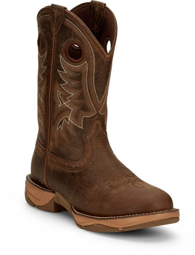 Tony Lama Mens Distressed Roper Toe Work