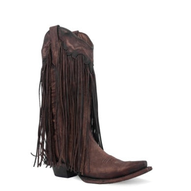 Circle G Ladies Brown Fringe