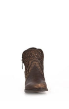 Circle G Brown Cutout Bootie